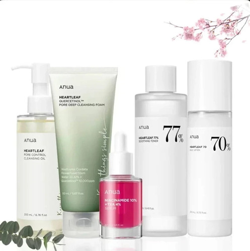 Anua routine skincare set - anua,