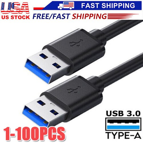 Usb male a - male,
