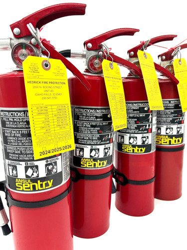 Refurbished 5lb abc fire - |,