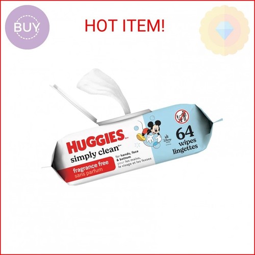 Huggies simply clean unscented - huggies,
