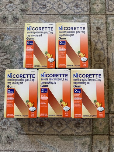 Lot nicorette gum 2mg - 5,