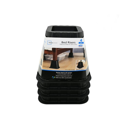 Mainstays black plastic bed - black,