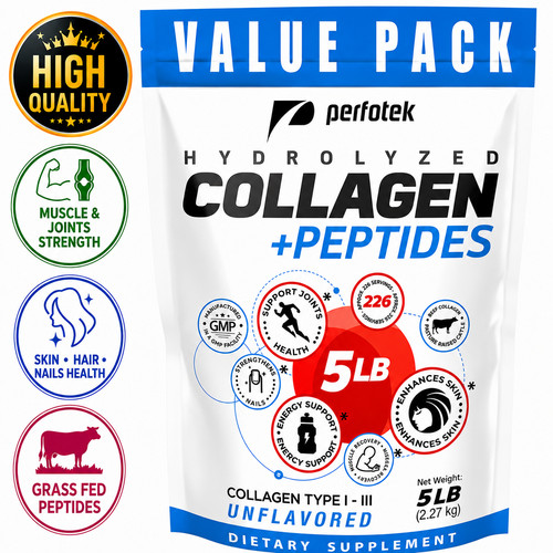 5lb collagen peptides powder - 5lb,