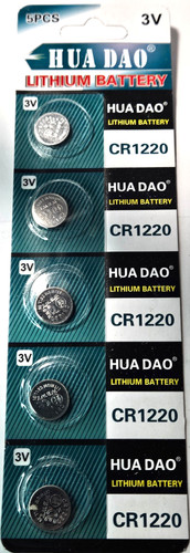 Pack cr1220 lithium - 5, 3v