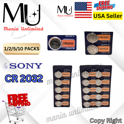 Packs sony cr2032 - packs,