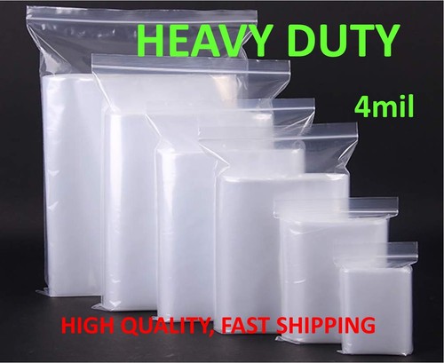 Heavy duty mil clear zip - heavy,