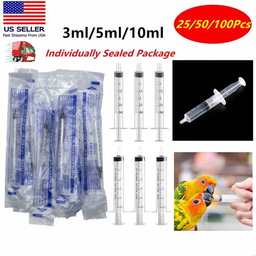 100 pack 3ml 5ml 10ml - 25/50/100,