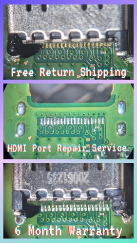 Hdmi port repair service - hdmi,