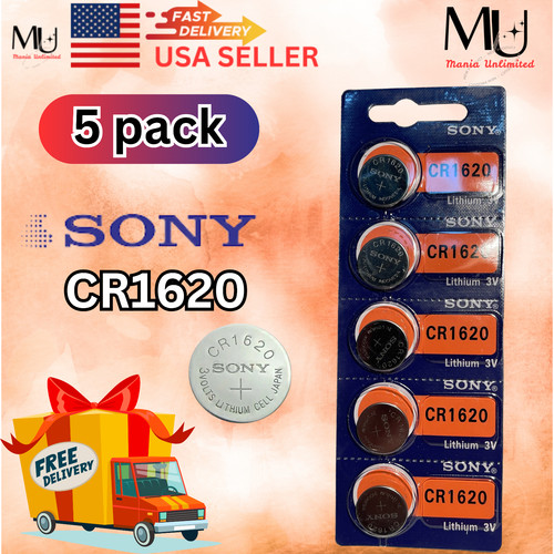 Cr1620 sony 5xpack lithium - cr1620,
