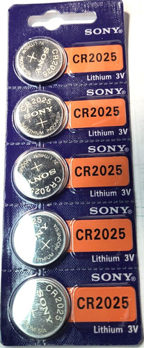 5pk cr2025 sony lithium - sony,