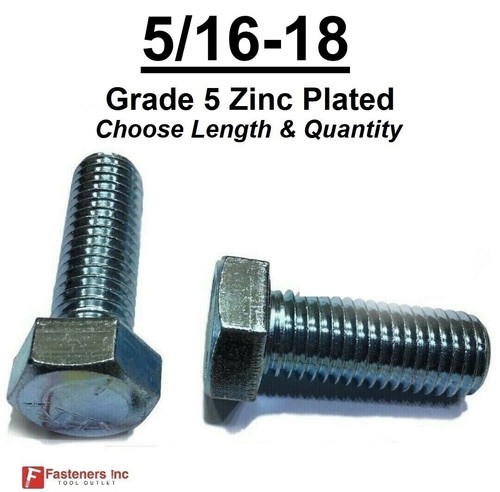 Hex bolt zinc plated - hex,