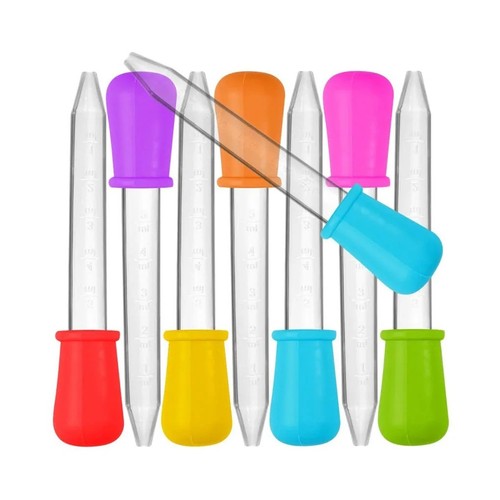5pcs 5ml silicone dropper - 5ml,