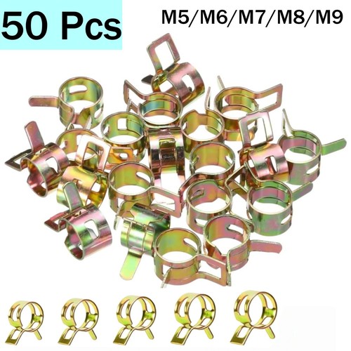 50pcs spring band hose clamps - 50pcs,