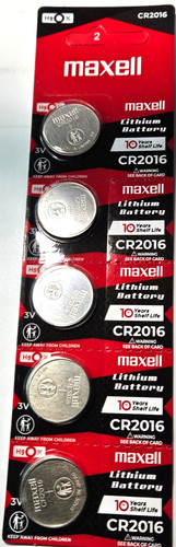 Cr2016 maxell made - 5,