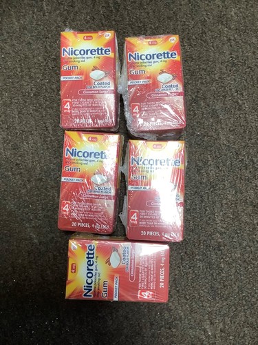 Nicorette nicotine gum - 5*nicorette,