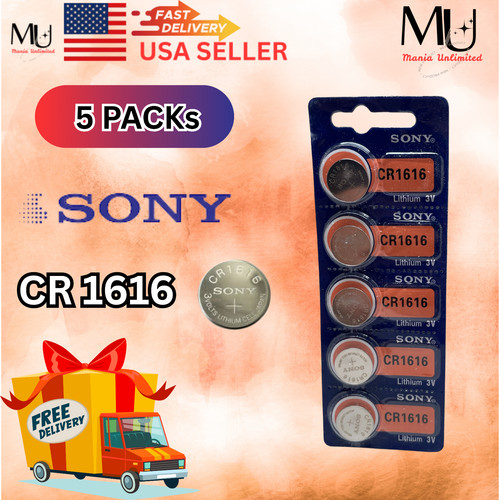 Sony cr1616 lithium - 5x,